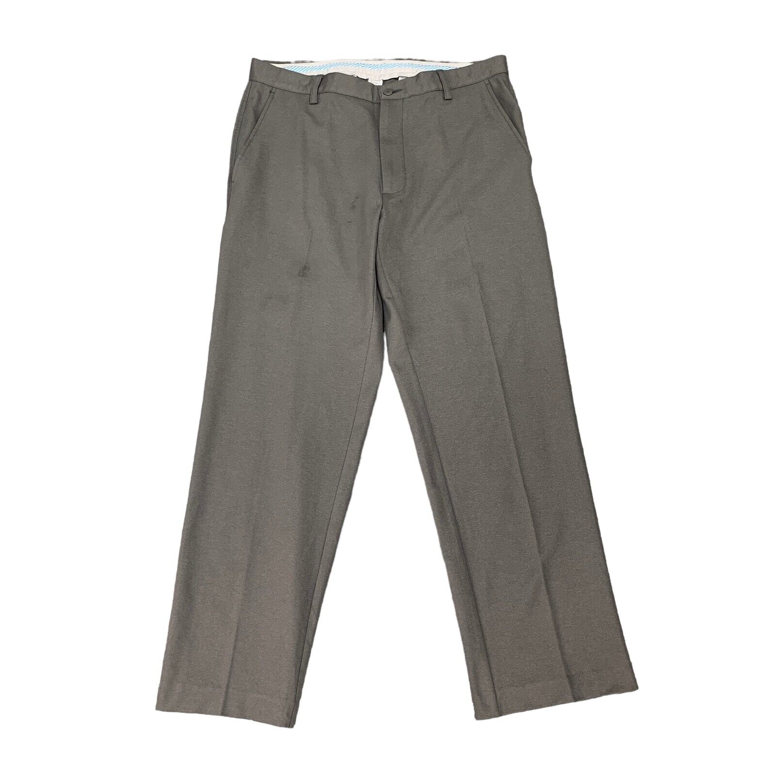 Footjoy Golf Pants Men 34x30 Gray Mid Rise Stretch Lightweight Performance Chino